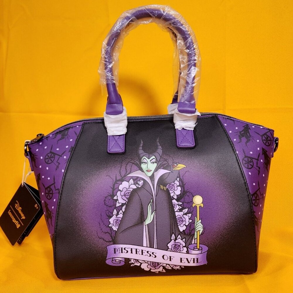Disney Villains Purple "Mistress of Evil" Satchel Bag
